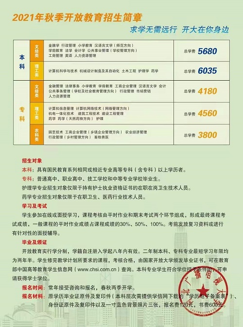  2021年河北開放大學(xué)報(bào)名方式