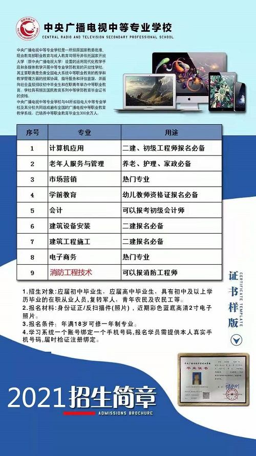 2021年成人電大中專學(xué)費多少？多久可以畢業(yè)？