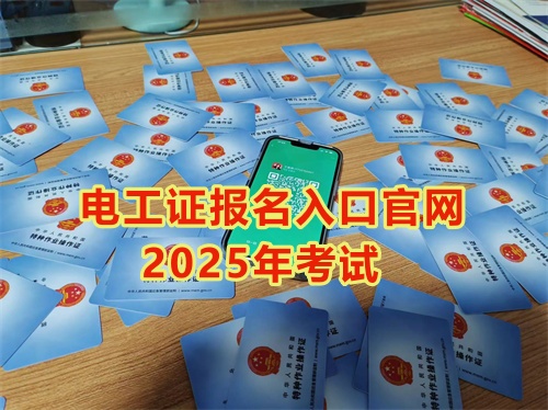 2025年低壓電工操作證報名入口官網